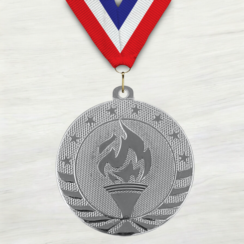 Medalla de Metal de Victoria de 2" con cinta MDL500